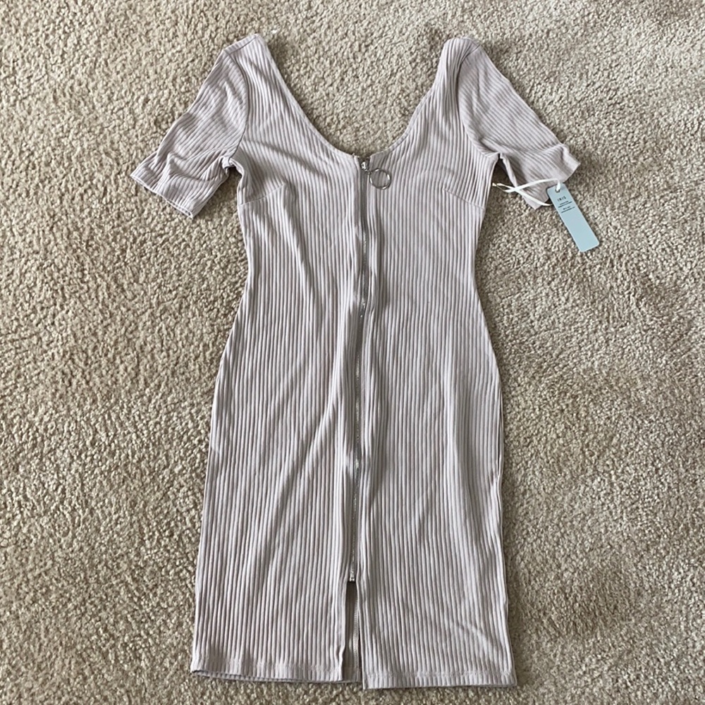 Basic, nude dress